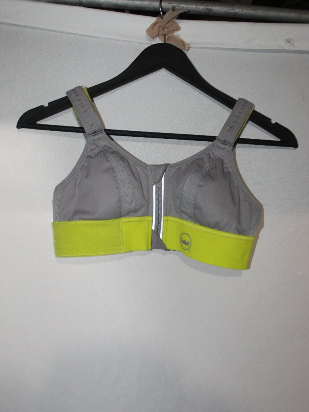 SHEFIT Grey and Yellow Ultimate Sports Bra